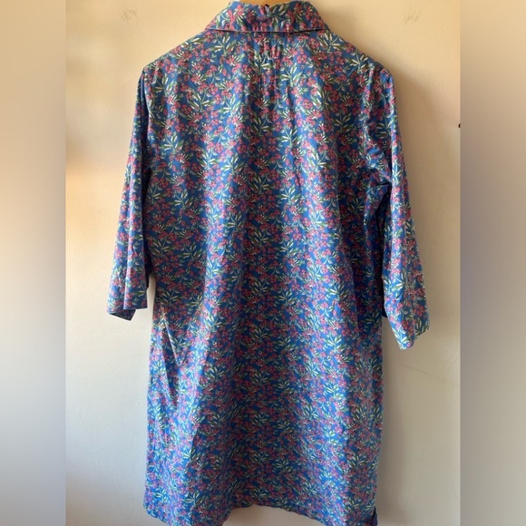 49th Apparel Floral Button Up Boyfriend Nightshirt XS GUC - Picture 9 of 13